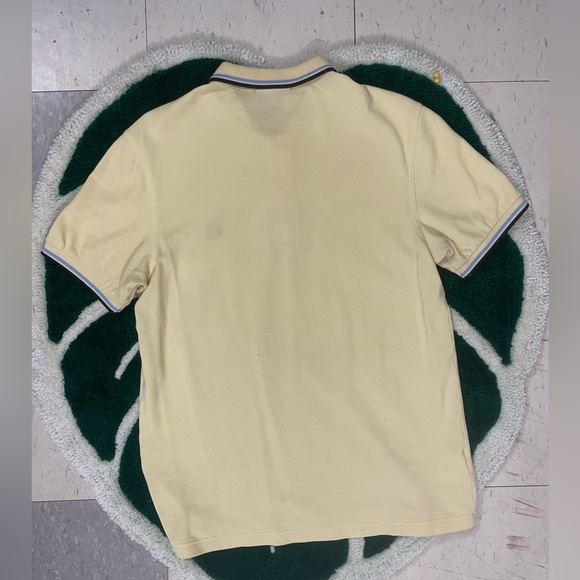 Fred Perry Light Yellow Polo Shirt - Picture 3 of 4
